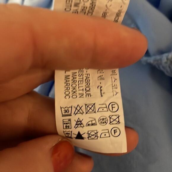 Zara collared ruffle midi dress - Picture 6 of 9